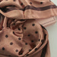 The Café de Flore Silk Scarf ☕ - Mocha RESTOCK