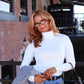The Wren Turtleneck - White