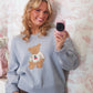 Cuddly Cherry Bear Sweater