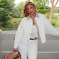 The Orchard Lane Jacket – Cream Gingham