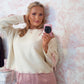 Blush & Cream Cozy Ribbon Sweater