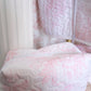 Rose De Toile Quilted Pink Large Toiletry Bag