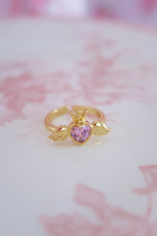 Angelic Cupid 18k Gold Ring