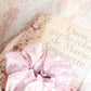 Belle Toile Large Silk Scrunchie