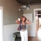 Ivory Allure Wide-Leg Jeans