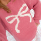 Cozy Coquette Sweater - Pink