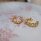 Gemma 24k Gold Hoops