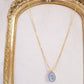 The Bluebell Charm Vintage Necklace