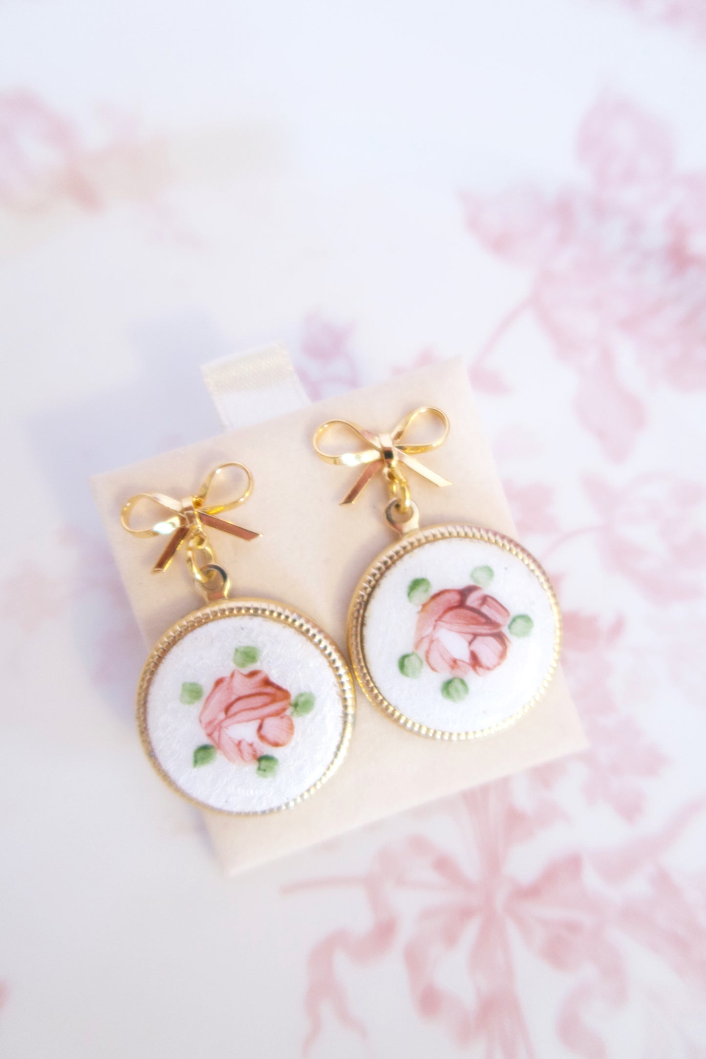 Briar Blossom Vintage Earrings