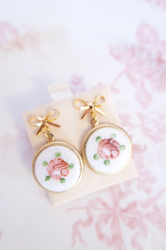 Briar Blossom Vintage Earrings