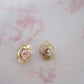 Primrose Porcelain Button Earrings