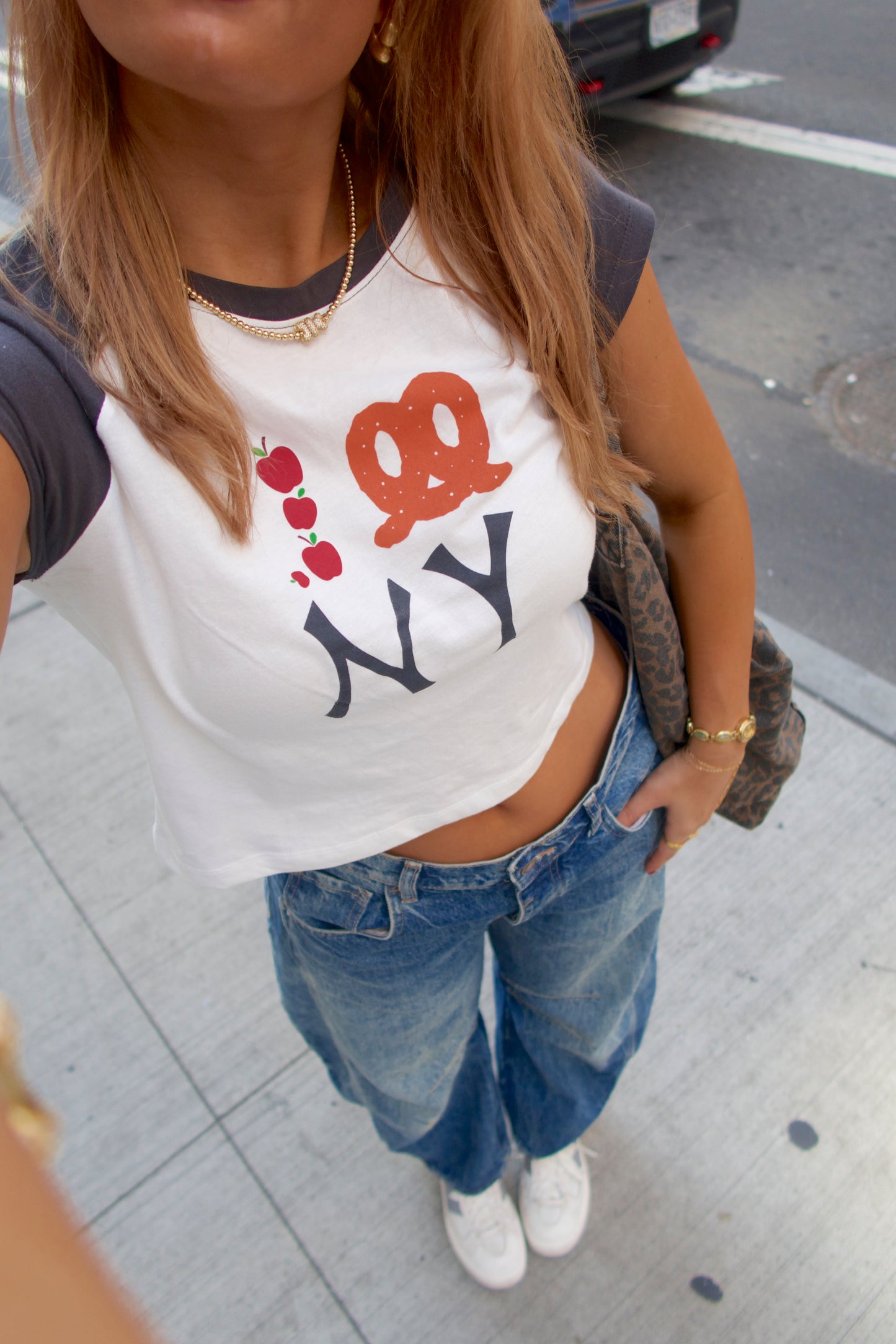 I 🥨 NYC TEE 🍎🚕🗽