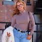 The Wren Turtleneck - Mocha PREORDER 11.1
