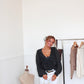 Saint Germain Flounce Blouse - Noir