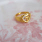 Heartfelt Blessings 18k Gold Ring