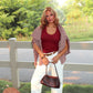 The Claret Ribbed Tank - Wine Stains