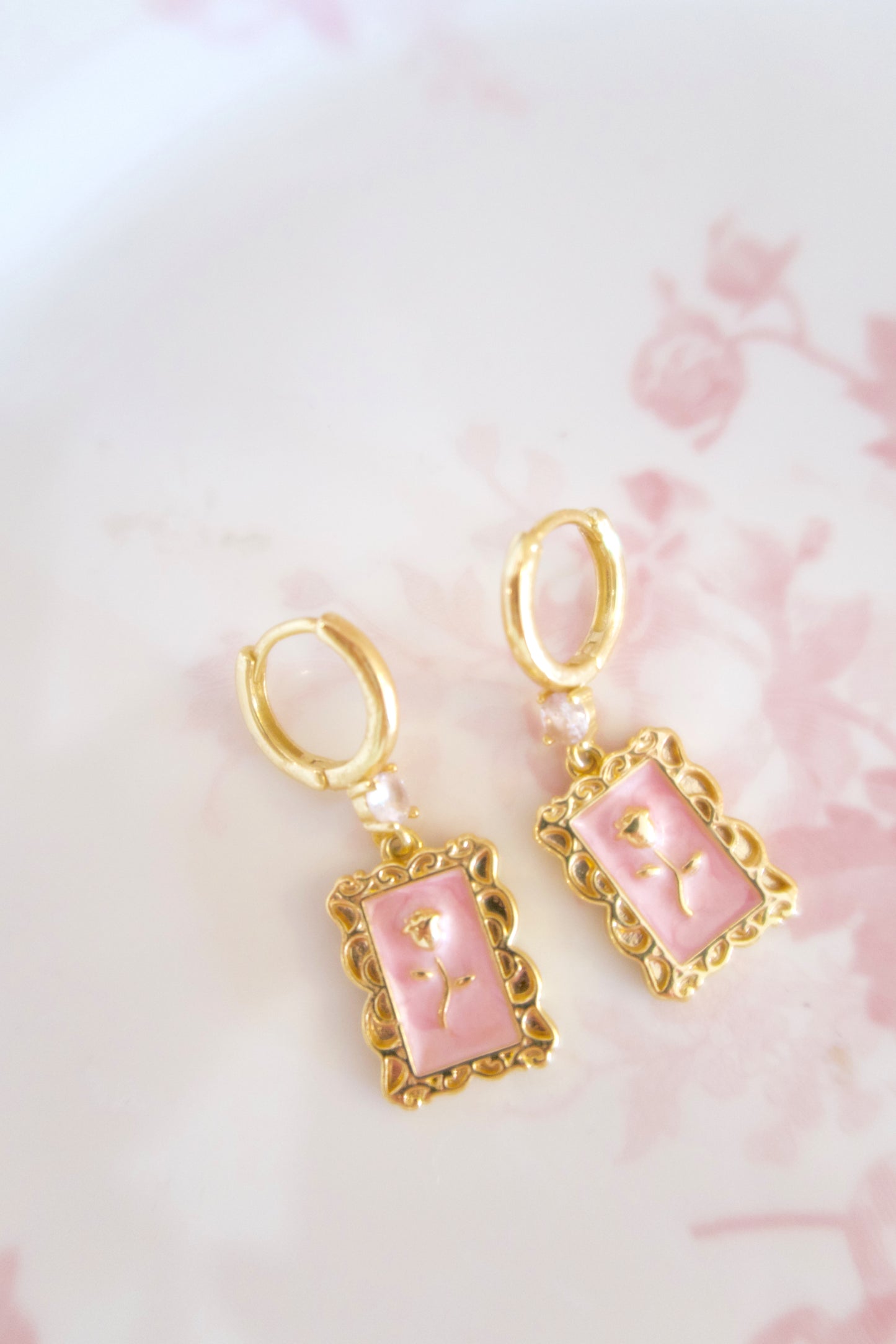 Fleur De Rose Earrings