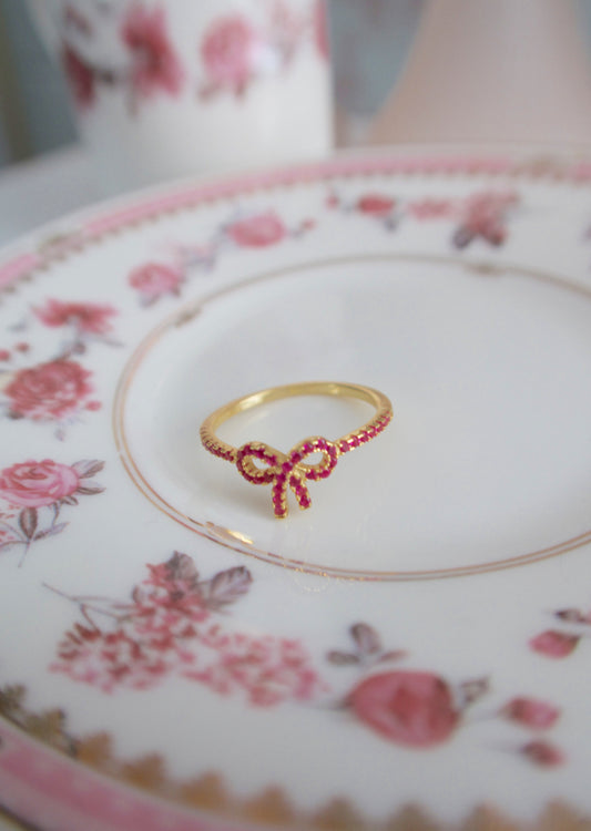 Regency Romance Bow Ring