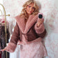 Vogue En Rose Fur Coat