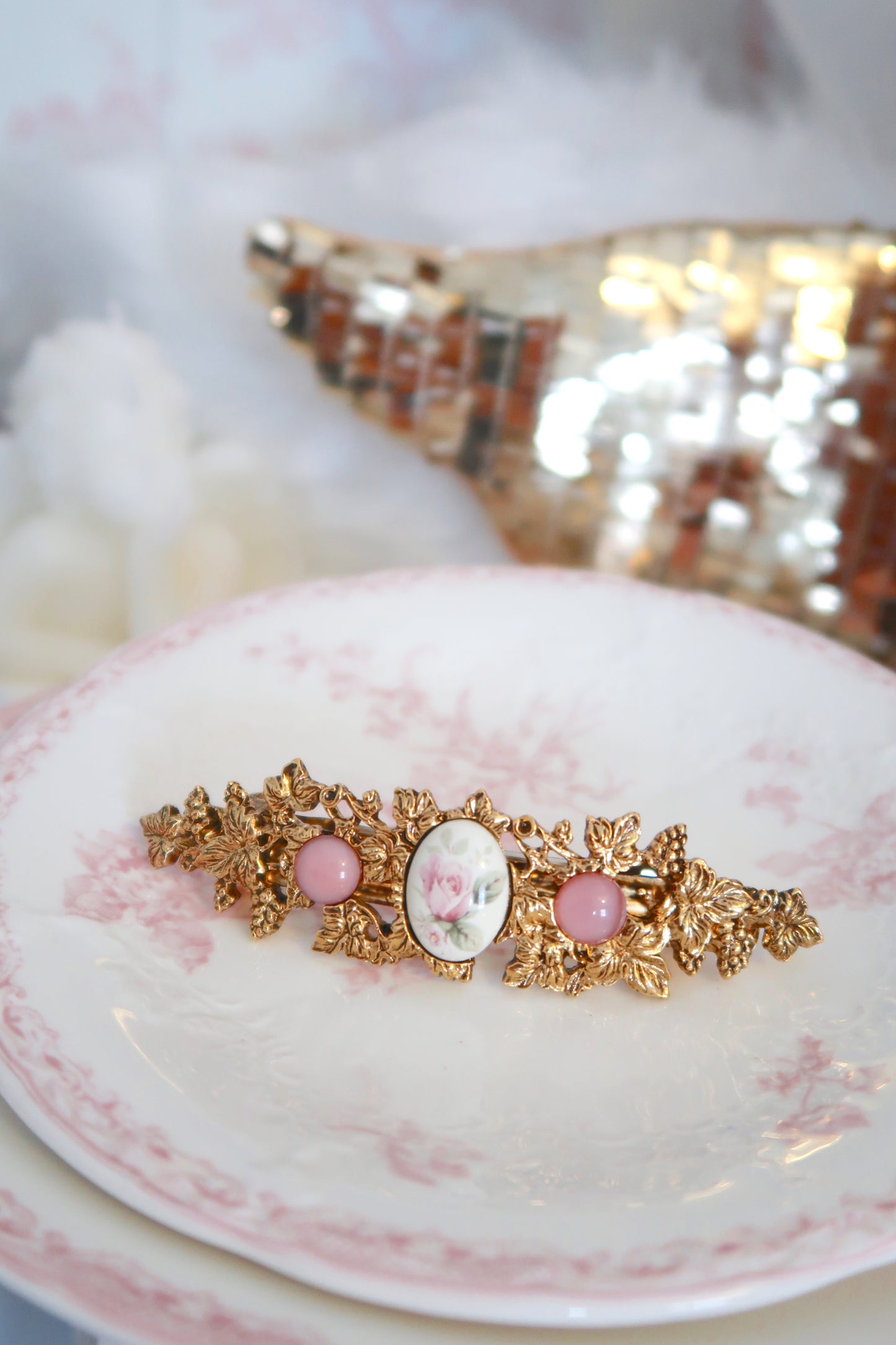 Rose Of Versailles Hair Barrette