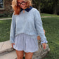 The Wentworth Polo Knit - Earl Grey Heather