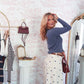 The Madeleine Cardigan - Dusty Blue