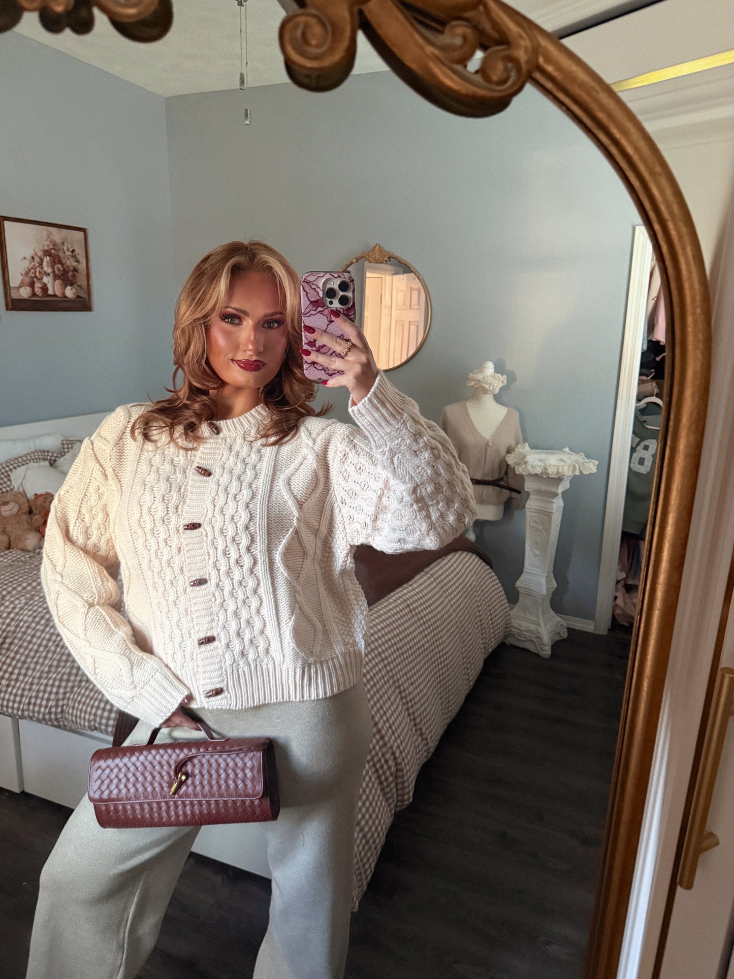The Storybook Cable Knit Cardigan