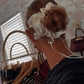 Parisian Patisserie Polka Dot Scrunchie