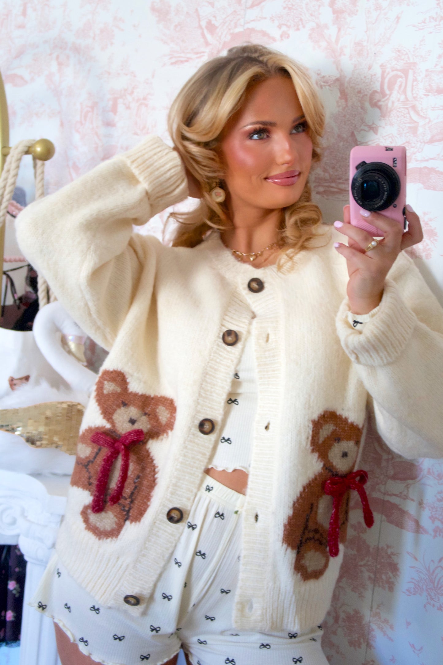 Teddy Graham Cardigan - Cream