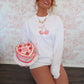 Cherry Bow Oversized Crew Neck