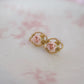 Primrose Porcelain Button Earrings