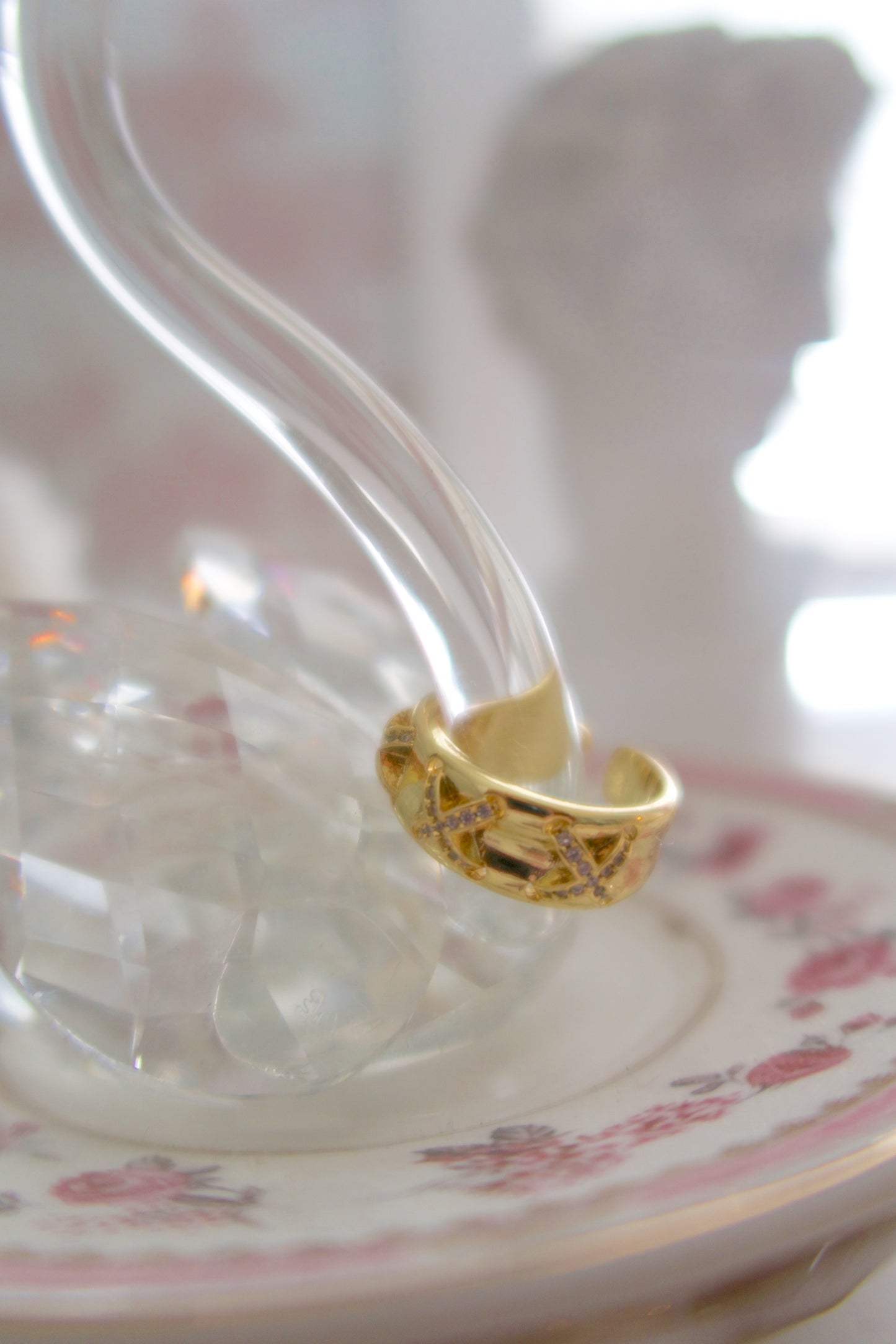 Gemma 24k Gold Filled Ring