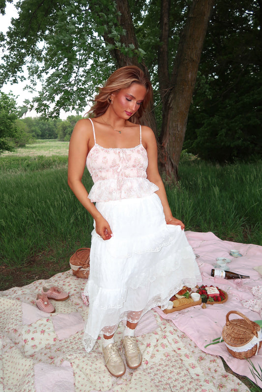 Lacewater Tiered Skirt