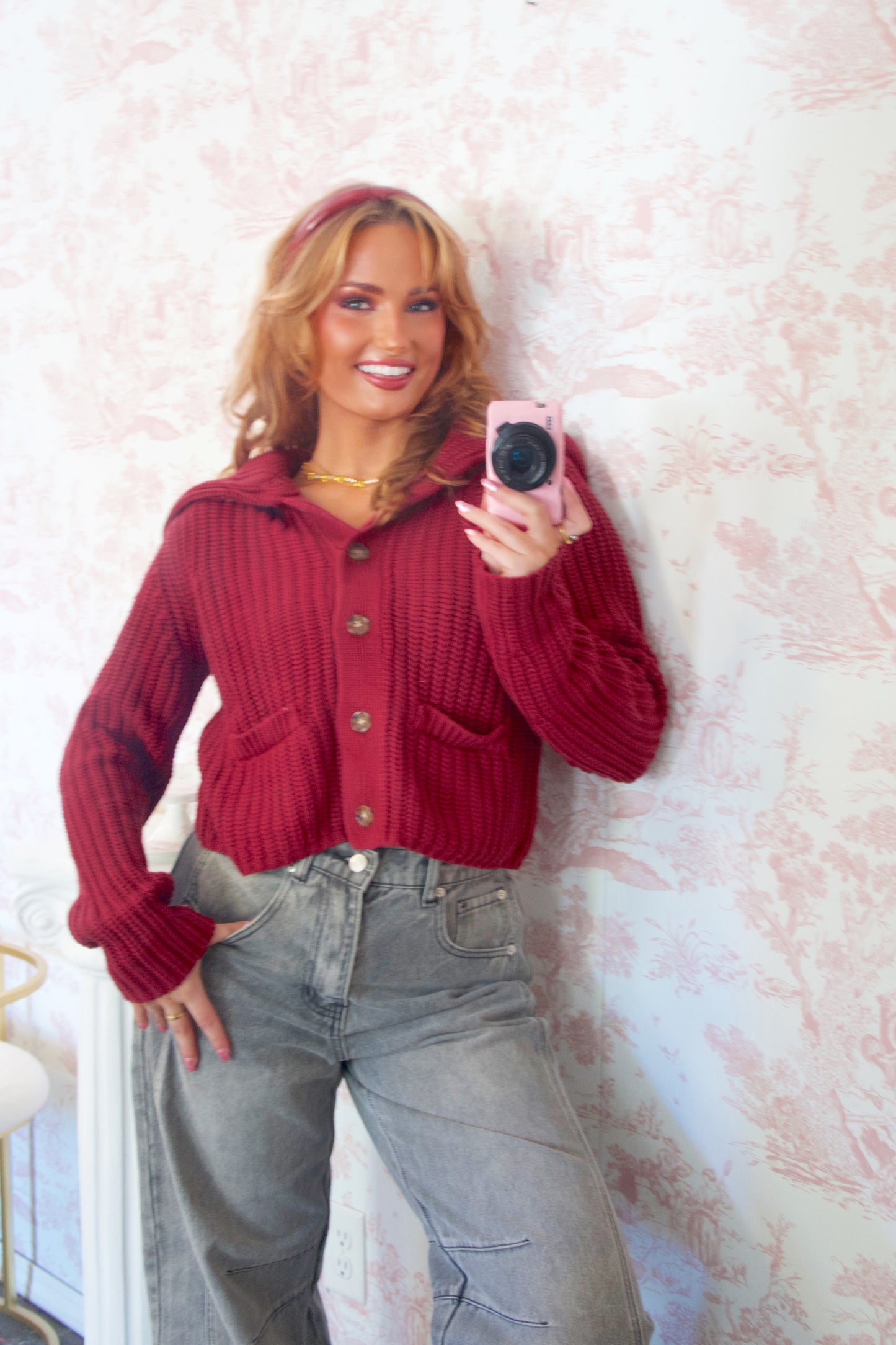 Burgundy Nights Sweater