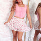 Floral Kiss Ruffle Shorts