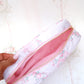 Baby Pink Coquette Makeup Bag