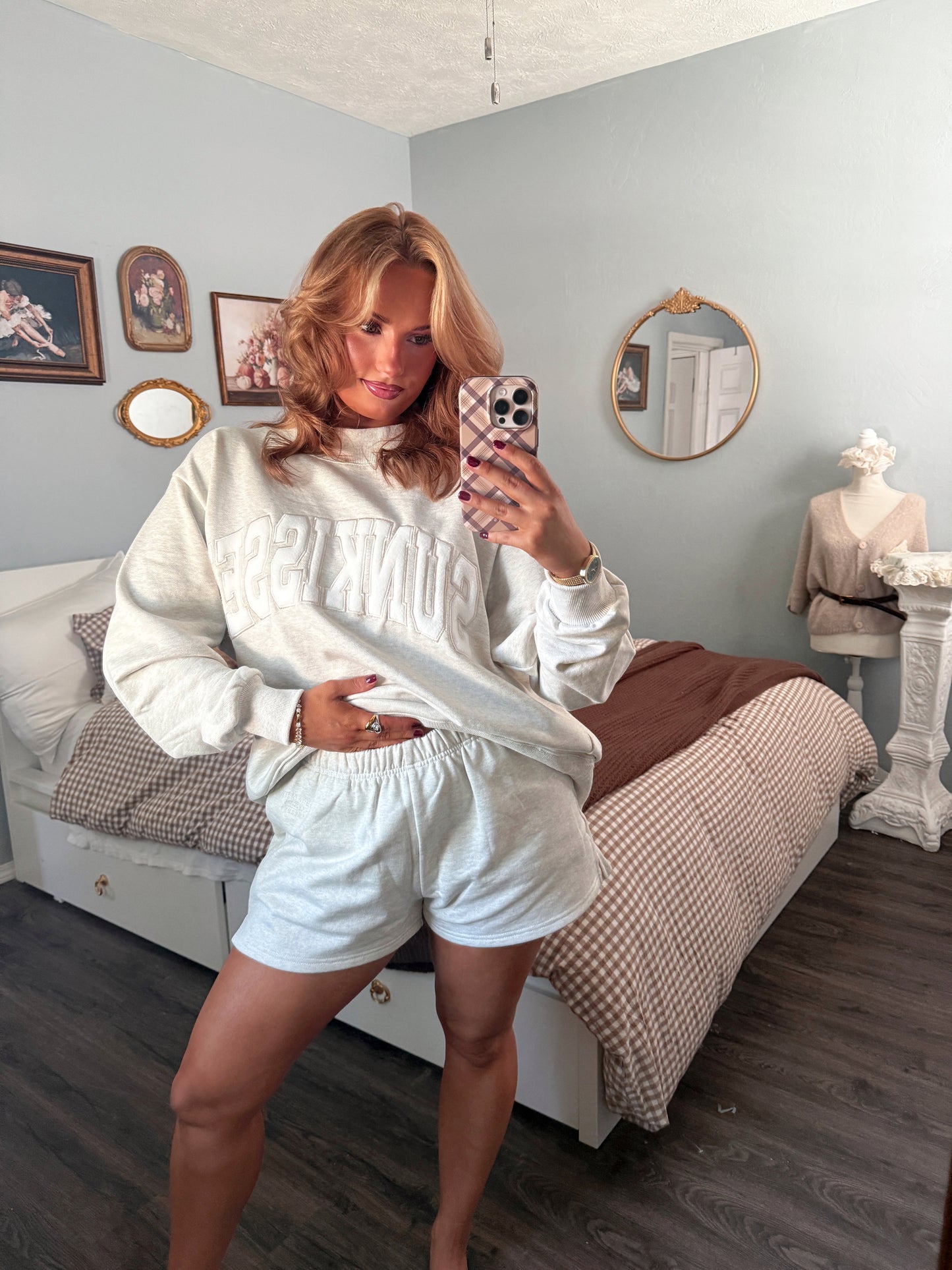 Sunkissed Shorts - Oatmilk Gray