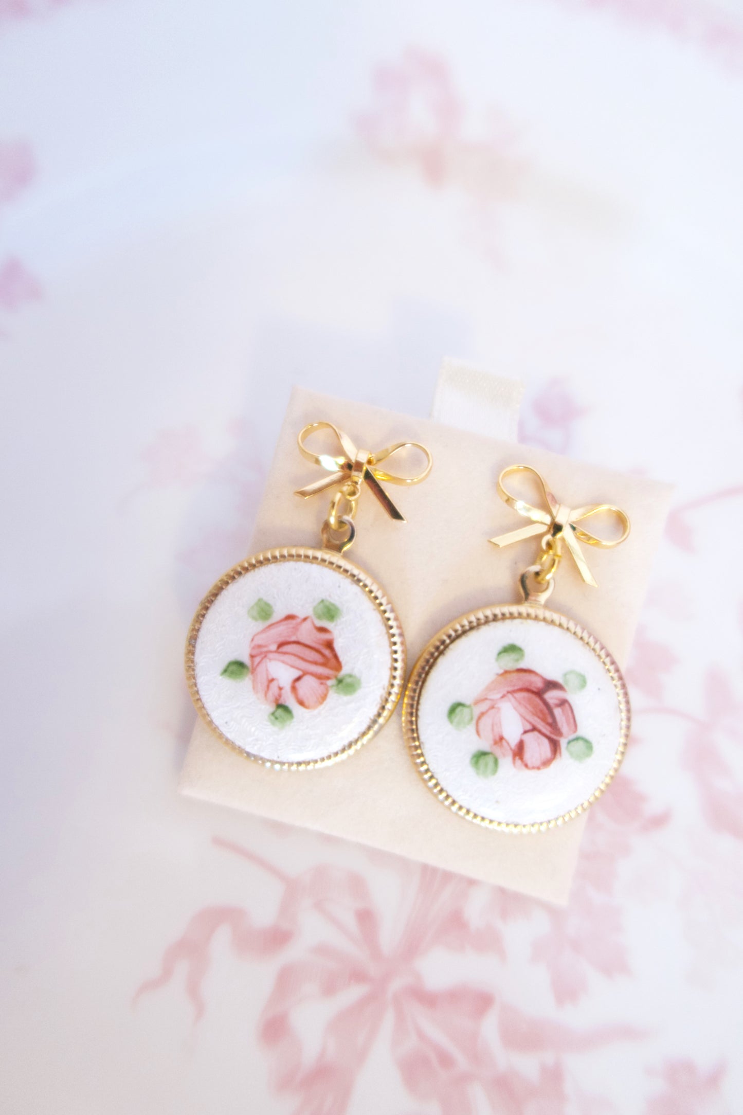 Briar Blossom Vintage Earrings