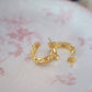 Gemma 24k Gold Hoops