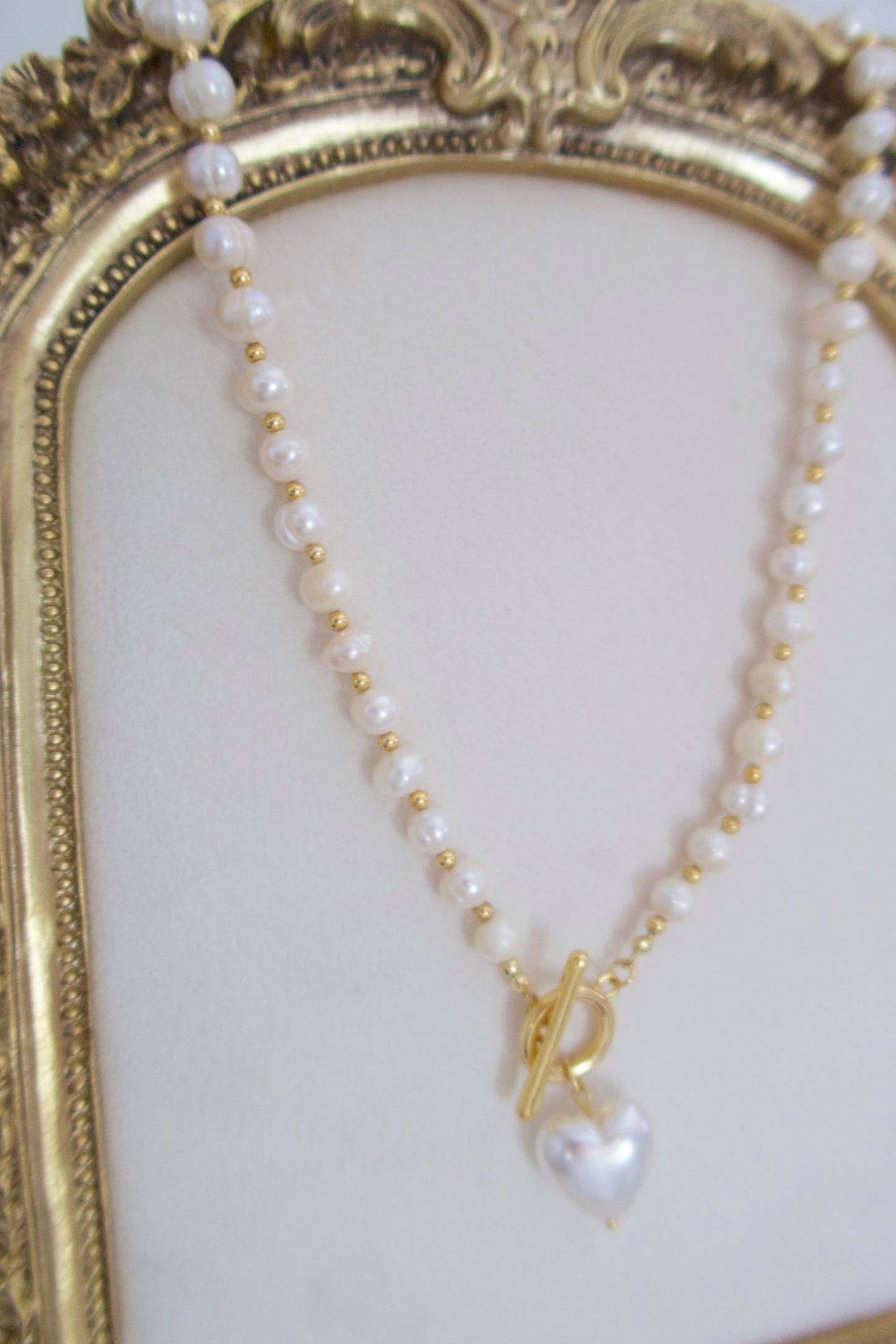 Wren Vintage Pearl Necklace