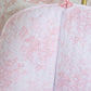 Toile En Rose Pink Quilted Garment Bag