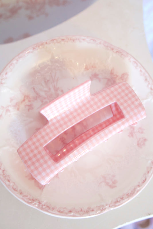 Rosy Picnic Claw Clip