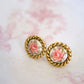 Lady Antoinette Button Earrings