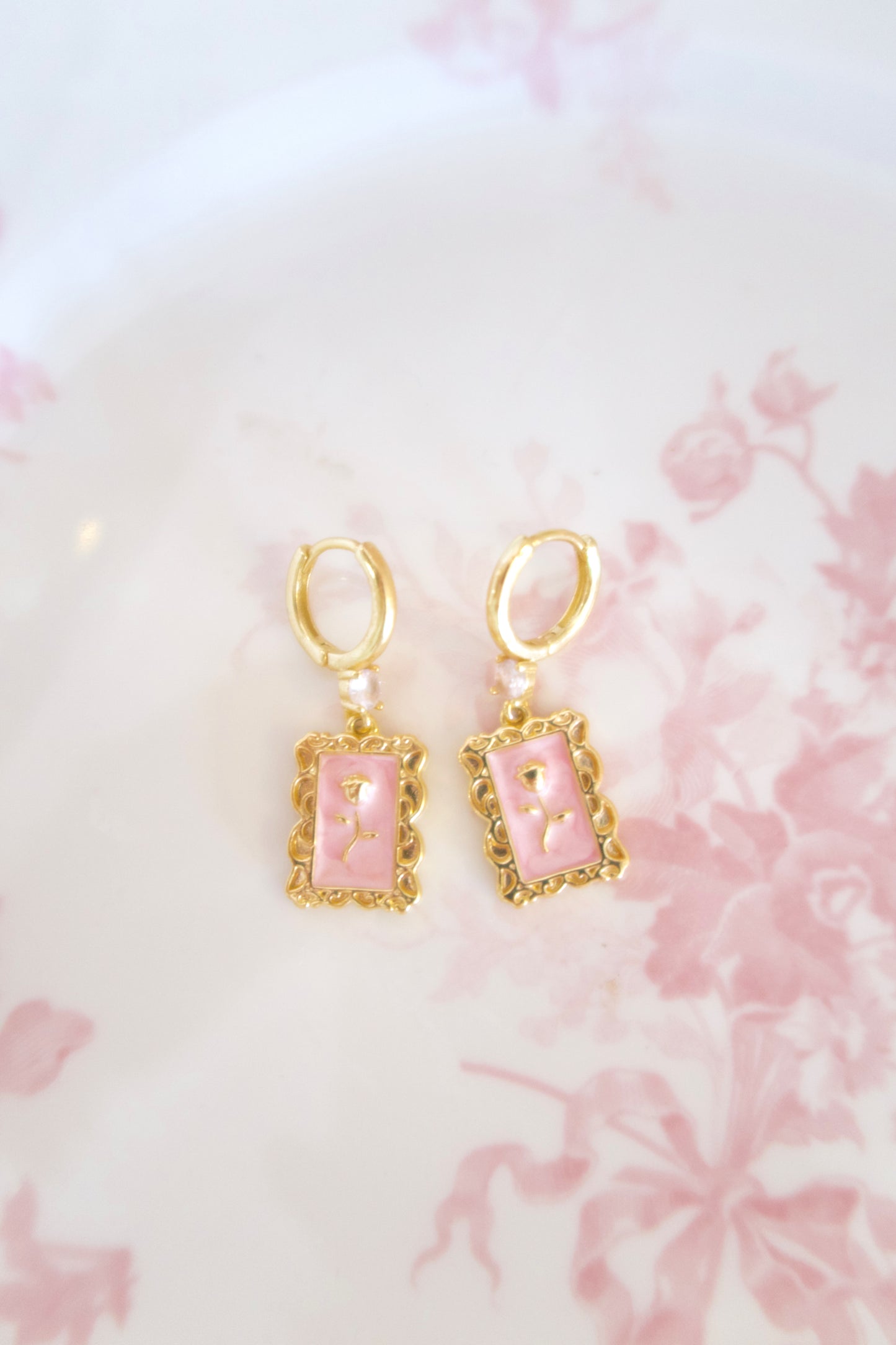 Fleur De Rose Earrings