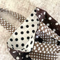 Espresso Dot Vintage Tote Set