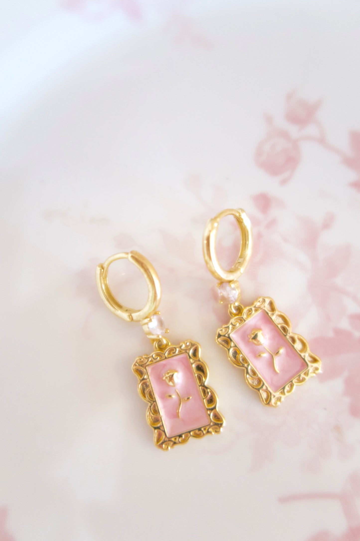 Fleur De Rose Earrings