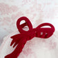 Plush Crimson Clip