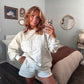 Sunkissed Mockneck - Oatmilk Gray
