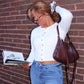 The Madeleine Cardigan - White