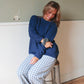 The Rory Cable Knit - Navy